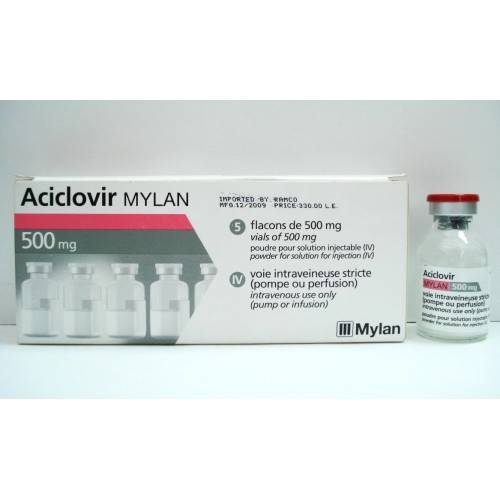 ACICLOVIR INJ 500MG/AMP