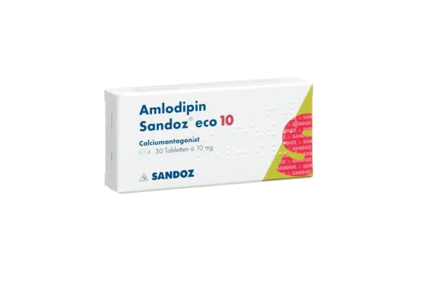 AMLODIPINE 10 MG SANDOZ BT30