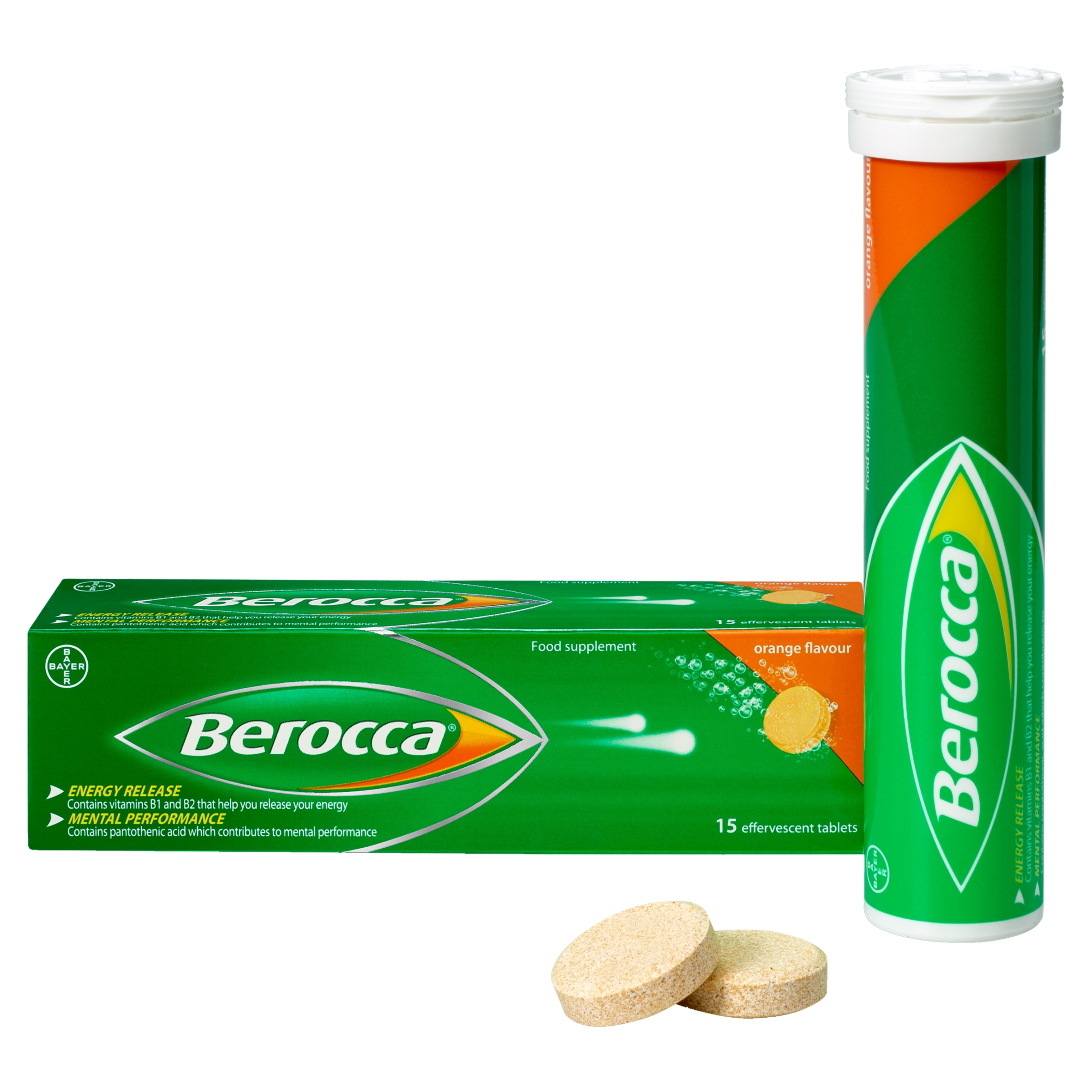 BEROCCA ENERGIE SANS SUCRE CP EFF CA MG BT15