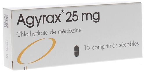 AGYRAX 25MG BT DE 15CP SECABLE