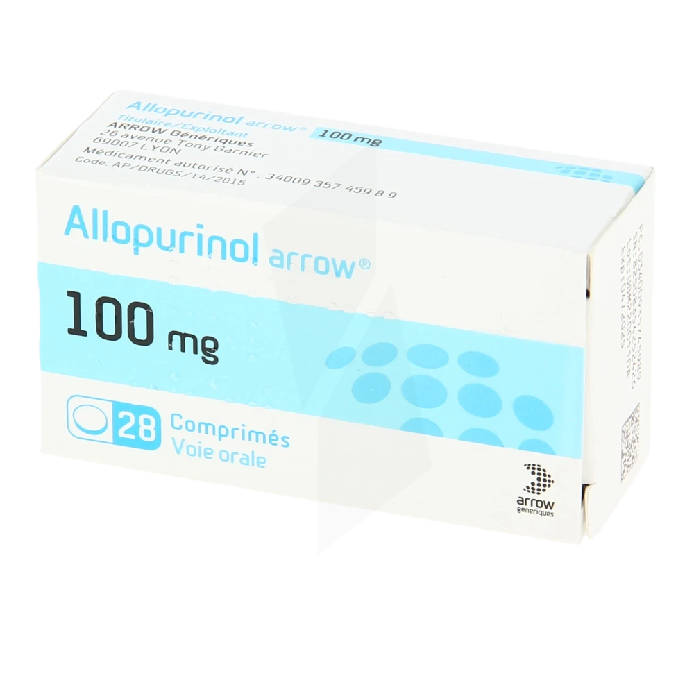 ALLOPURINOL 100MG  CP BT 29 ARROW