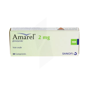 AMAREL 2MG CP BT DE 30 SANOFI