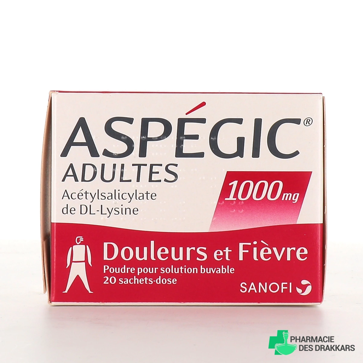 ASPEGIC 1000 MG SACHET BT 20