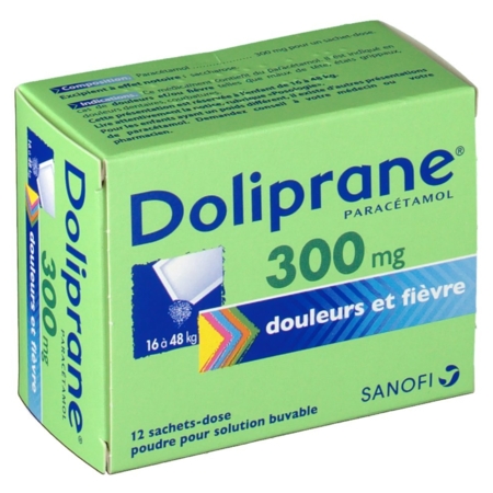 DOLIPRANE 300MG BT12 SHT SANOFI