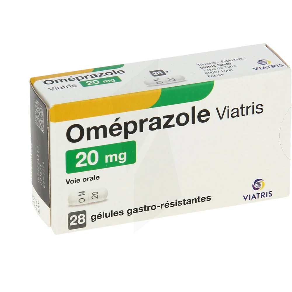 OMEPRAZOLE 20MG GELULES BT28 VIATRIS